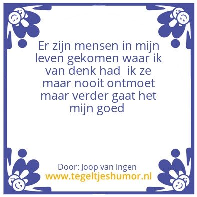 Tegeltje: De waarheid