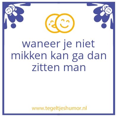 Tegeltje: vince