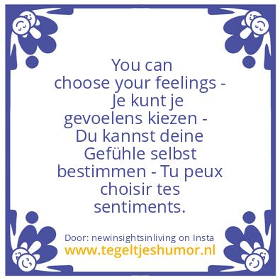 Tegeltje: Want to feel happy ?
