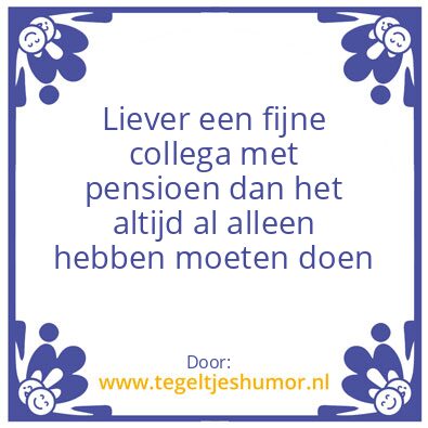 Tegeltje: Tegeltje
