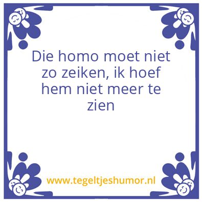Tegeltje: Tegeltje