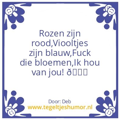 Tegeltje: Rozen