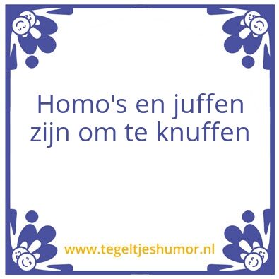 Tegeltje: vrienden