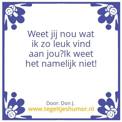 Tegeltje: Liefde