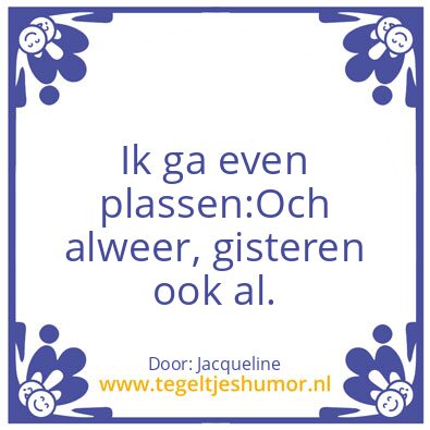Tegeltje: Plassen