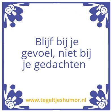 Tegeltje: Tegel