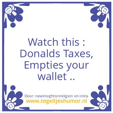 Tegeltje: Dum Donald,s actions