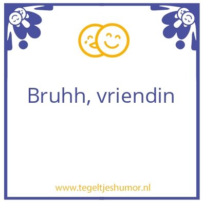 Tegeltje: Fleur