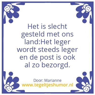Tegeltje: Nederland