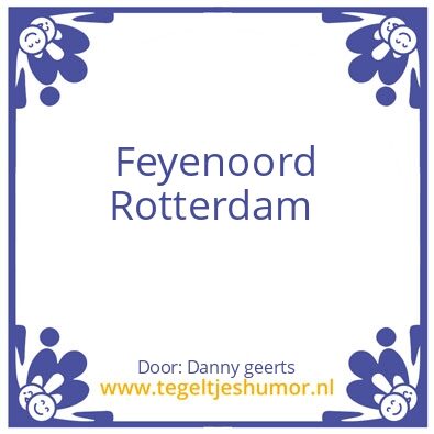 Tegeltje: Feyenoord