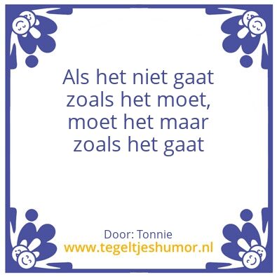 Tegeltje: Tegeltje
