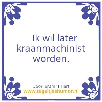 Tegeltje: tegel