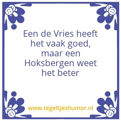 Tegeltje: Hoksbergen