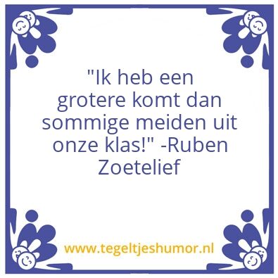 Tegeltje: Ruben