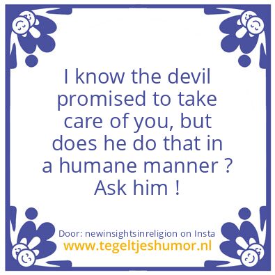 Tegeltje: I know..