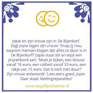 Tegeltje: De Bijenkorf