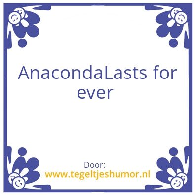 Tegeltje: Tegeltje