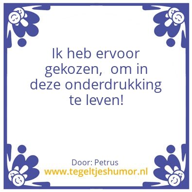 Tegeltje: Mijn stem