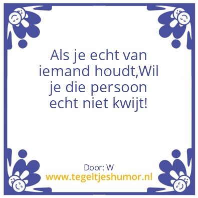 Tegeltje: Liefde