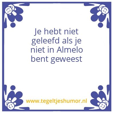 Tegeltje: Alemelo