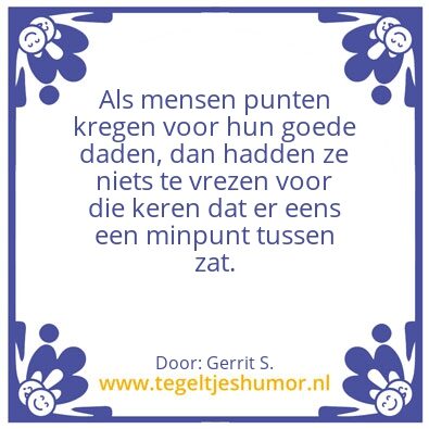 Tegeltje: Ik ben Gerrit.