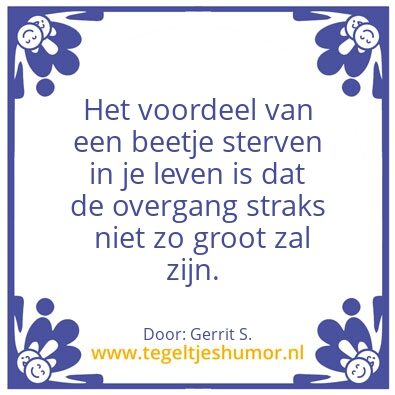 Tegeltje: Ik ben Gerrit.