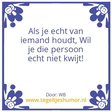 Tegeltje: Liefde