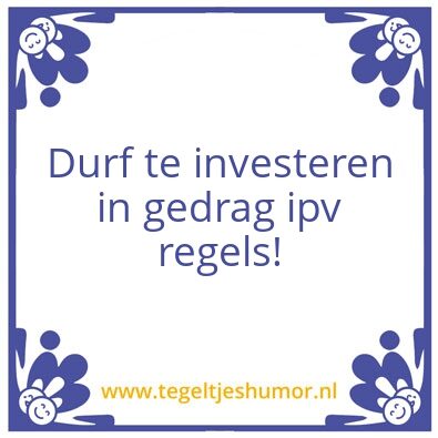 Tegeltje: Agile 1
