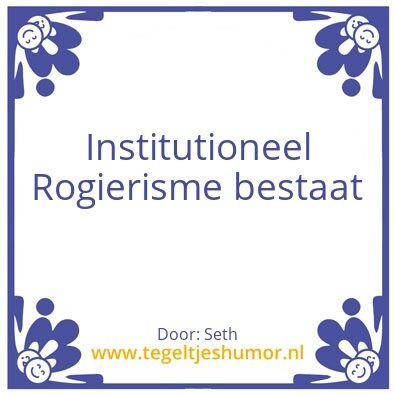 Tegeltje: Het is officieel: