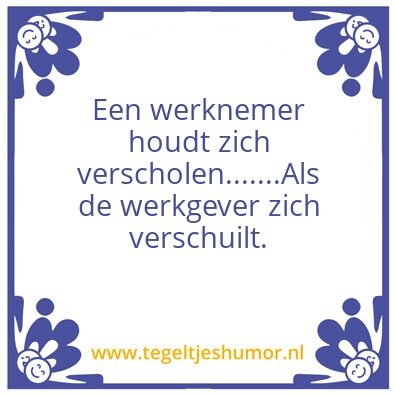 Tegeltje: Kleutergedrag