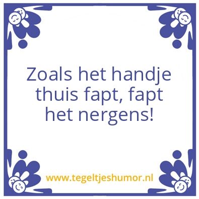 Tegeltje: Tegeltje