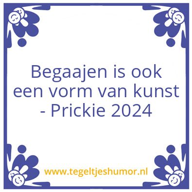 Tegeltje: Prickies vuistregel