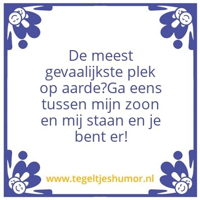 Tegeltje: .
