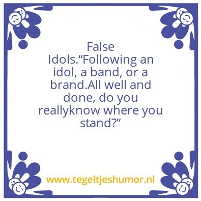 Tegeltje: False Indols