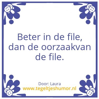 Tegeltje: File