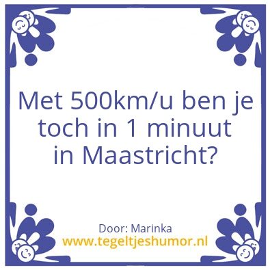 Tegeltje: quote