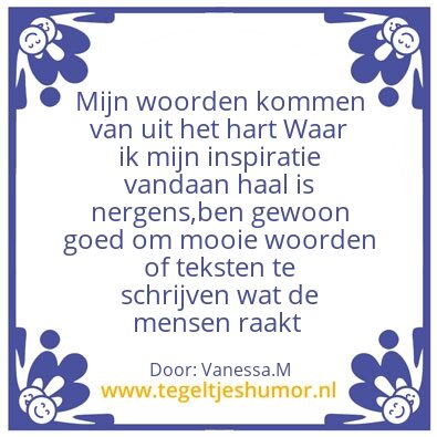 Tegeltje: #mijn woorden zijn geen onzin