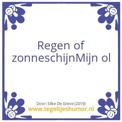 Tegeltje: E