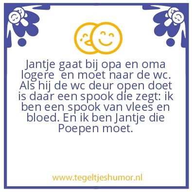 Tegeltje: Jantje