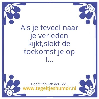 Tegeltje: Een goede raad
