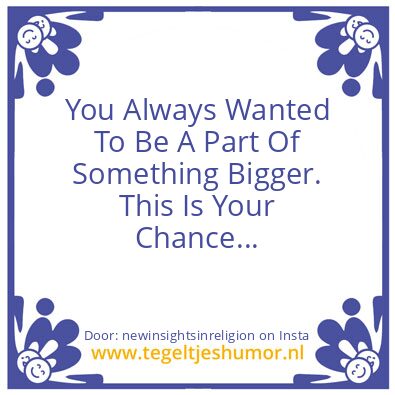 Tegeltje: We love You, You Know..