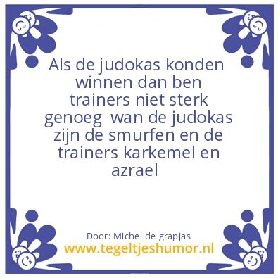 Tegeltje: Judo g sport