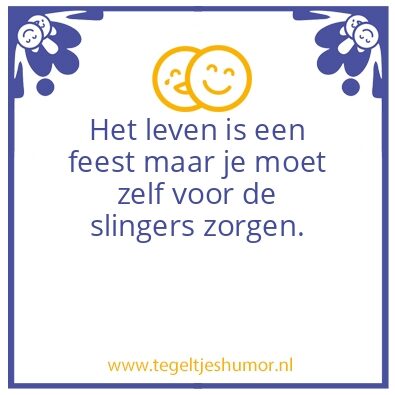 Tegeltje: Mijn motto