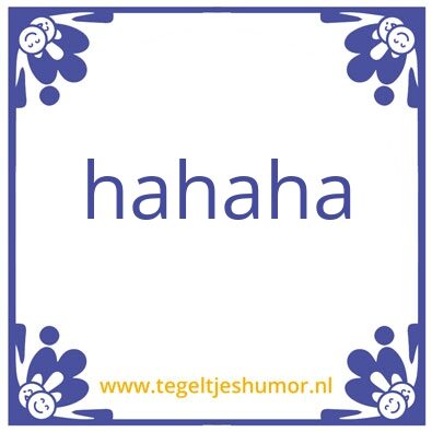 Tegeltje: piet