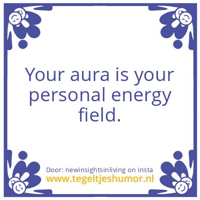 Tegeltje: I hereby cleanse my aura
