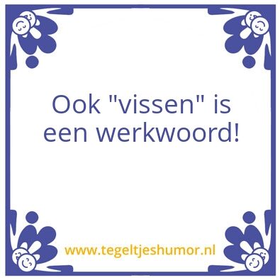Tegeltje: Vissen