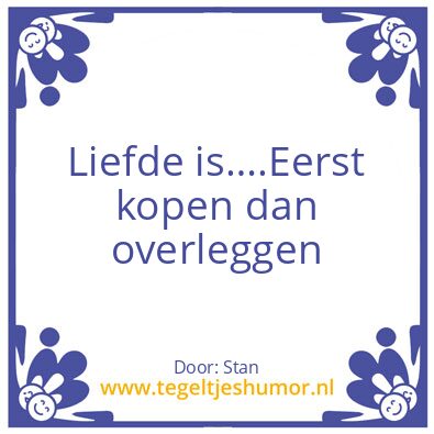 Tegeltje: Liefde