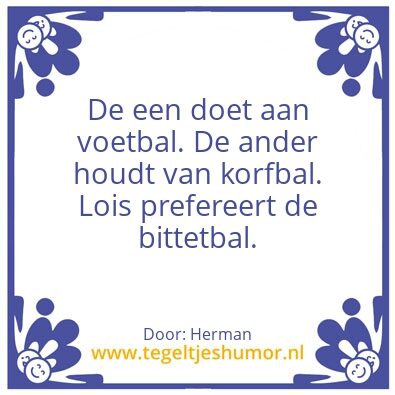 Tegeltje: Bitterbal