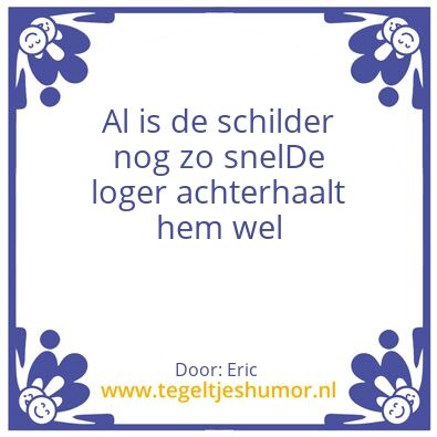 Tegeltje: Logerij