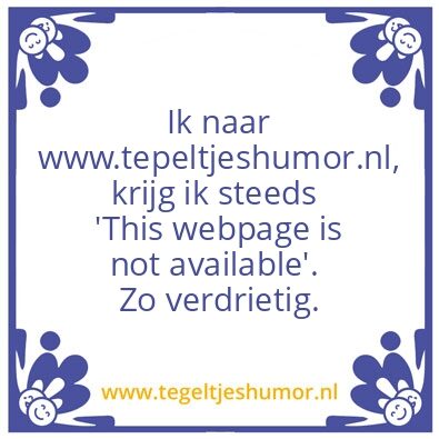 Tegeltje: Te*eltjeshumor